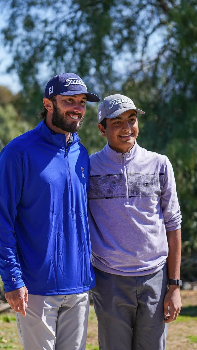 マックス・ホーマのインスタグラム：「Reliving the magic of the inaugural Max Homa Invitational.   “Golf is about trying. Golf is about learning. We just want to take something and learn.” - Max Homa  #scpgajrtouralumni | #scpgajrtour | #maxhomainvitational」