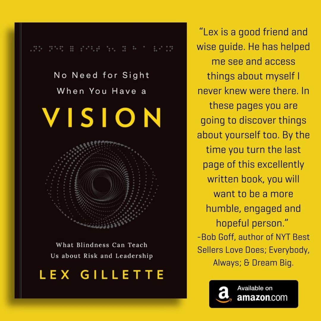 レックス・ジレットさんのインスタグラム写真 - (レックス・ジレットInstagram)「This book shares ideas on how to develop a new perspective, maximize potential, and turn the impossible into temporary barriers that you can, and will, overcome!  Get your copy on Amazon today.   #NoNeedForSightWhenYouHaveAVision #NNFSBook #LexGillette #Leadership #Inspirational #Author #NewRelease #BlindAthlete」3月30日 2時30分 - lexgillette