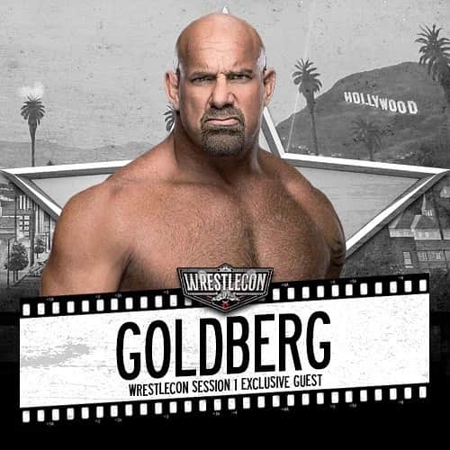 ビル・ゴールドバーグのインスタグラム：「Here we go ladies and gentlemen….. ***ONLY 2 signings booked for 2023*** #wrestlecon THIS FRIDAY 10-2pm prior to #wrestlemania #hollywood and #ftlow in Manchester England the end of April. SO…..the only U.S. signing is in less than 48hrs !!! #whosnext #spear #letsgo #jackhammer #wrestling #signing #autograph #collector #comegetsome @goldbergsgarage #football @atlantafalcons @wwe @rams #wcw @ncisla @thegoldbergsabc @carcastshow @fasterwithfinnegan @speedvisiontv」