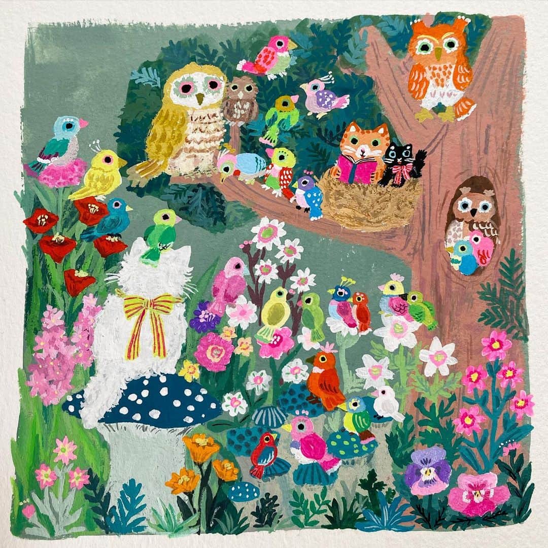 北岸由美のインスタグラム：「birds   #yumikitagishi」