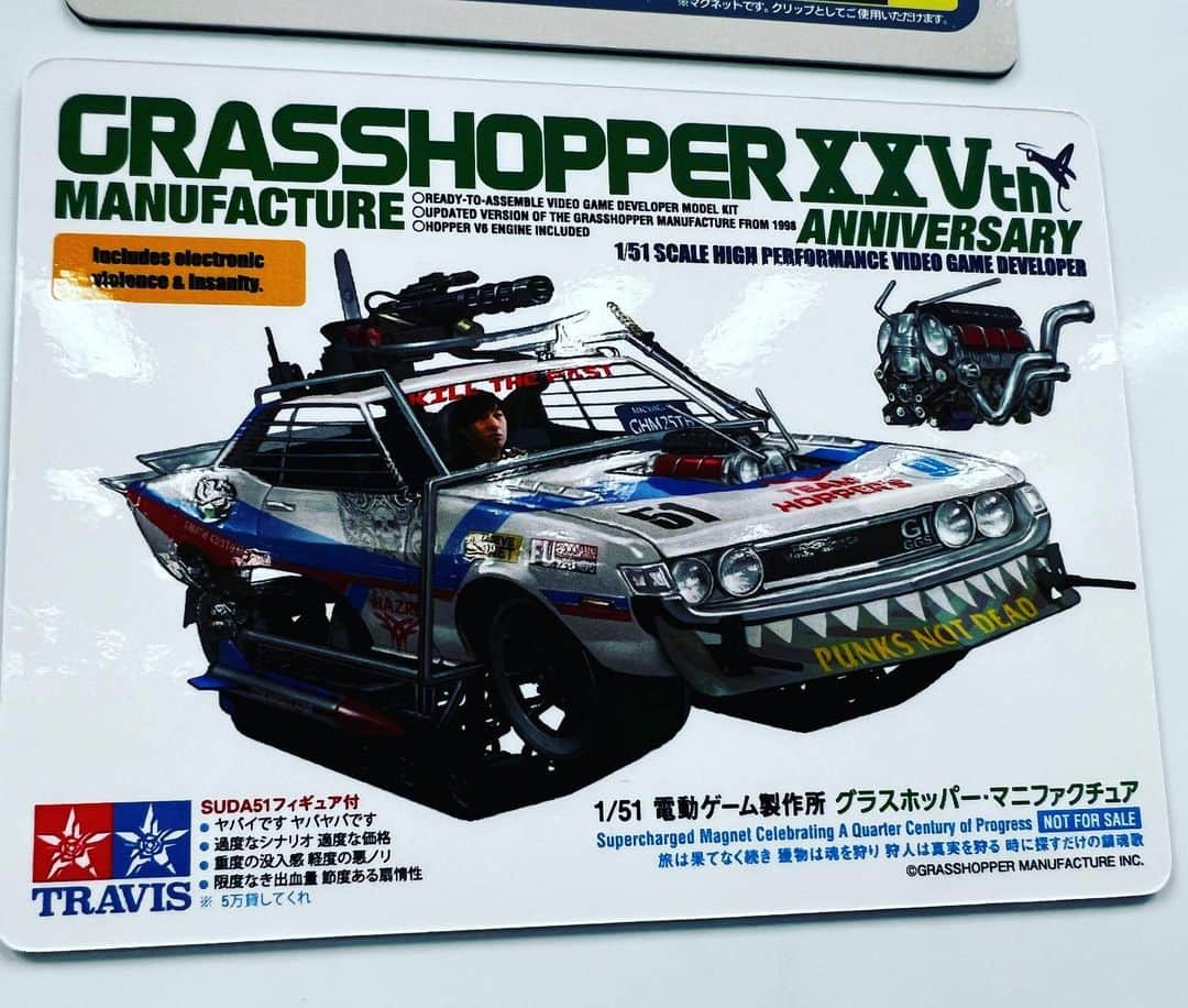 須田剛一のインスタグラム：「I established Grasshopper Manufacture on March 30th, 1998. Today marks our 25th anniversary. Thanks so much, everyone!」