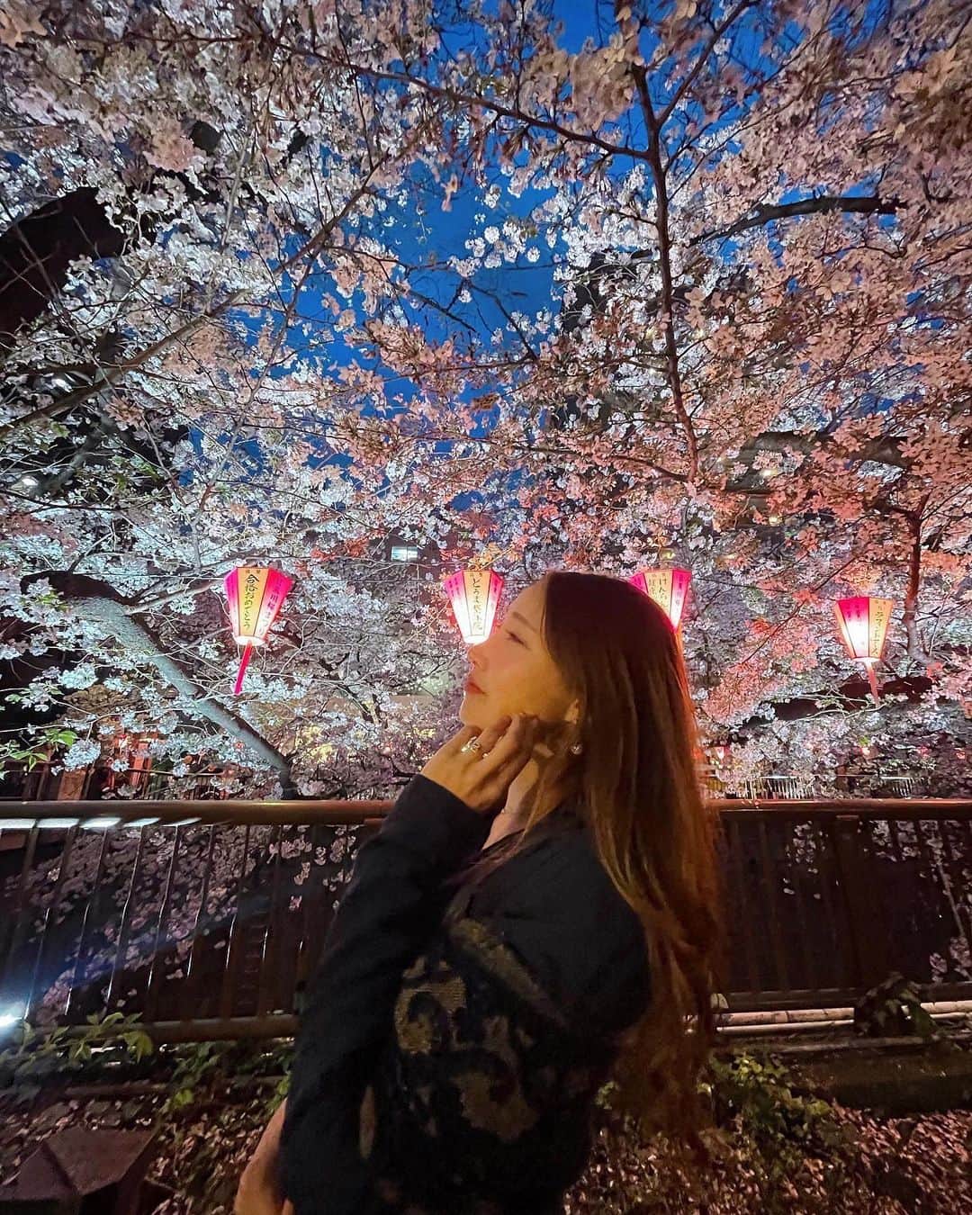 りえちのインスタグラム：「儚い🌸  実家の椿も満開になりました  皆んなとお花見する機会が無い気がして、この日しか行けない、と指定して友達たちと🏃‍♀️  せーちゃん、私が中目いるの知って数分会う為に 来てくれた🫣愛。ホッカイロまでくれた 優しさで心温まる。。hug🫂  久しぶりに「幸せ」って言葉をナチュラルに発しました 優しい気持ちを向けてくれる人がいる事自体幸せ🍀  今季は最初で最後の花見🙏 👋  #中目黒 #四季 #花見 #japaneseculture #sakura🌸 #cherryblossom #ohanami #nakameguro #春 #お花見スポット #お花見散歩 #withmyfriends #memories」