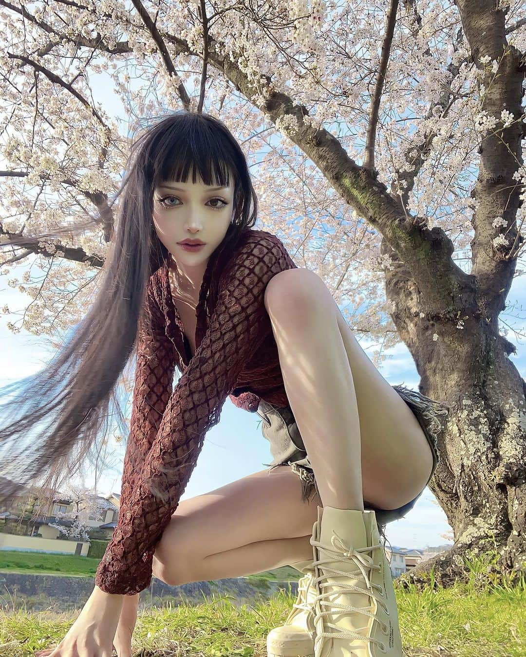 のインスタグラム：「🌸🤍🌸🤍」