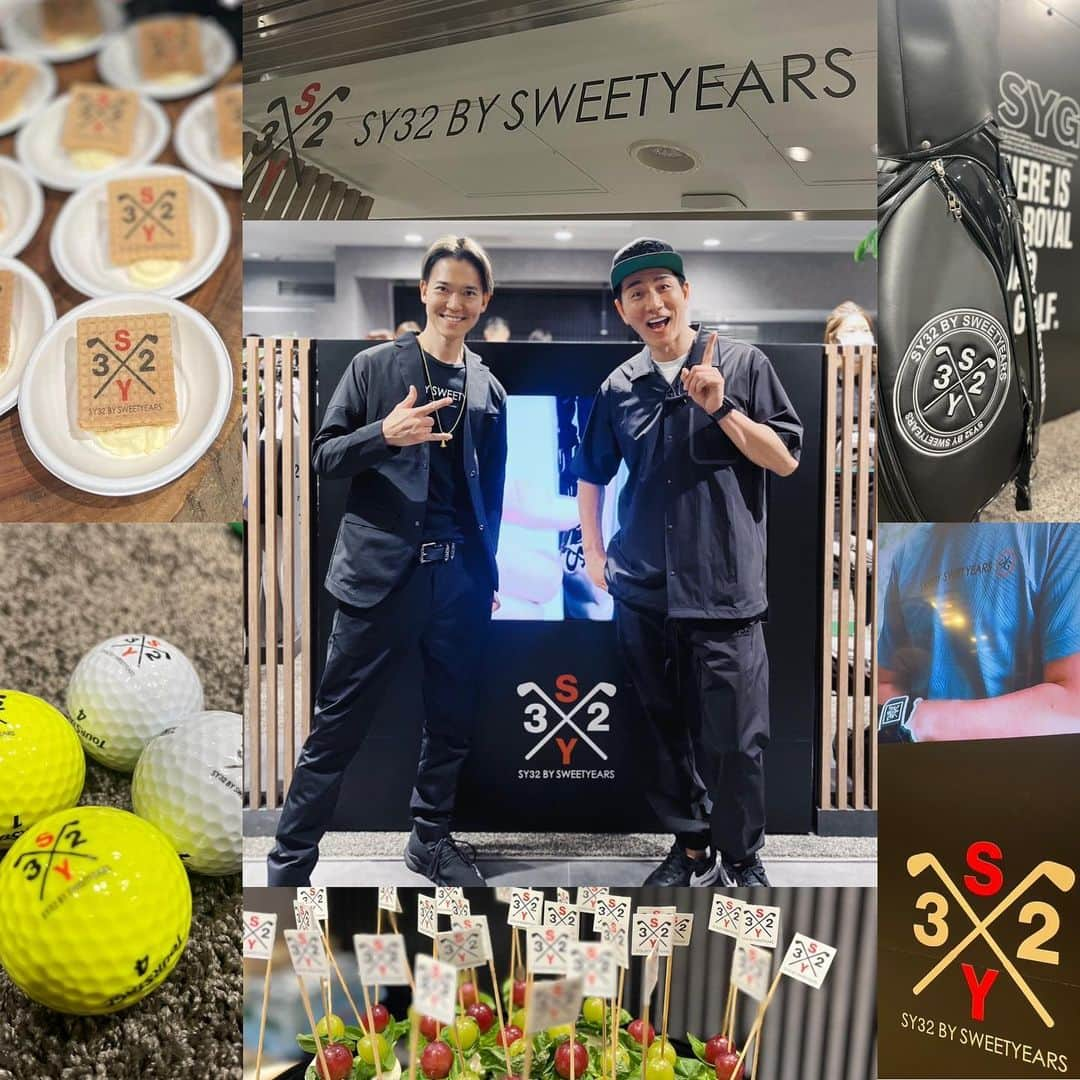 SHINPEIさんのインスタグラム写真 - (SHINPEIInstagram)「表参道ヒルズにオープンしたSY32 by SWEET YEARS "GOLF"のフラッグシップストアへ、コジマジックさんと行ってきました。  洗練されたデザインのウェアは、見ていてうっとり。 ゴルフラインも素敵です！ ⁡ ちなみに、着ているブラックスーツもSY32 BLOCK INLAY JACKET & BLOCK INLAY PANTS 見た目はスーツ、着心地は動きやすい薄手のスポーツウェア　 最高です ⁡ #sy32 #SY32bySWEETYEARS #OPENINGRECEPTION」4月14日 10時00分 - shinpei_breakerz