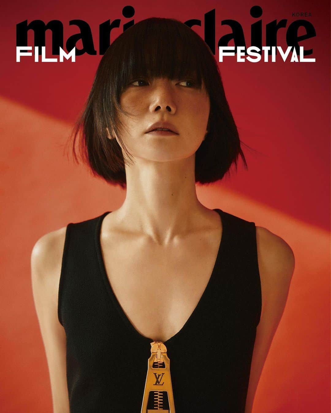ペ・ドゥナのインスタグラム：「Covers for @marieclairekorea film festival special issue. 마리끌레르영화제 10주년 축하드립니다💐」