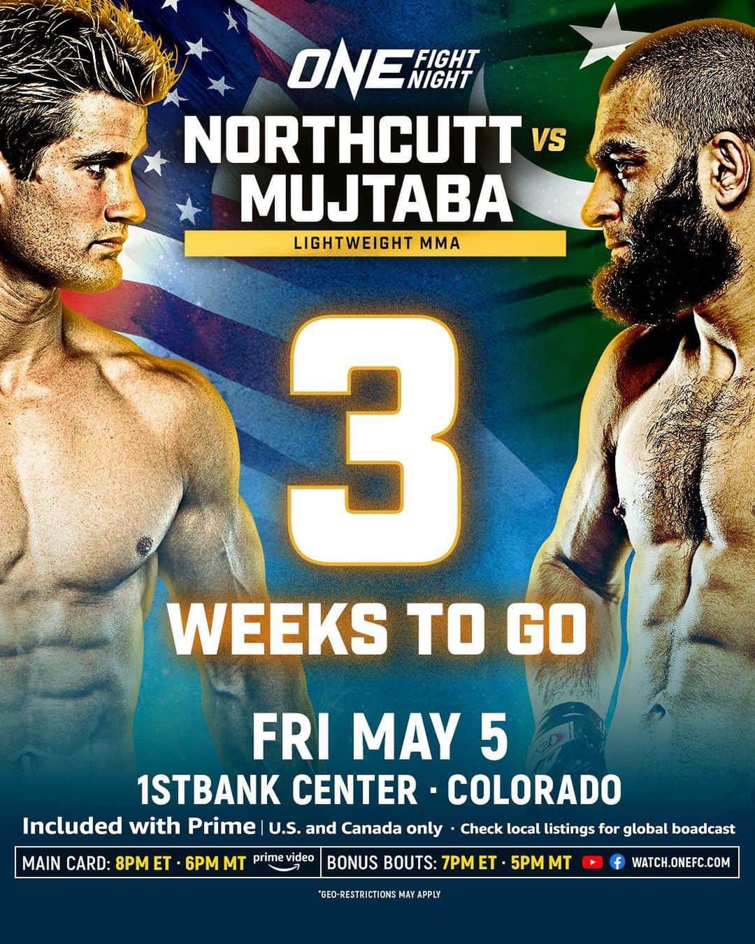 セージ・ノースカットのインスタグラム：「Are you tuning in to watch the @onechampionship fights May 5th? My first fight back in several years!! There’s championship world title fights also! #ONEFightNight10」