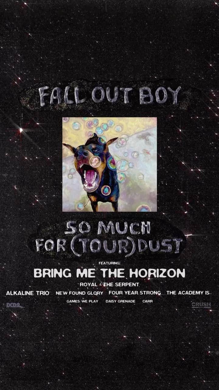 フォール・アウト・ボーイのインスタグラム：「soooooooooo who else is counting down the days until tour?! get your tickets today if you haven’t already - falloutboy.com/tour」