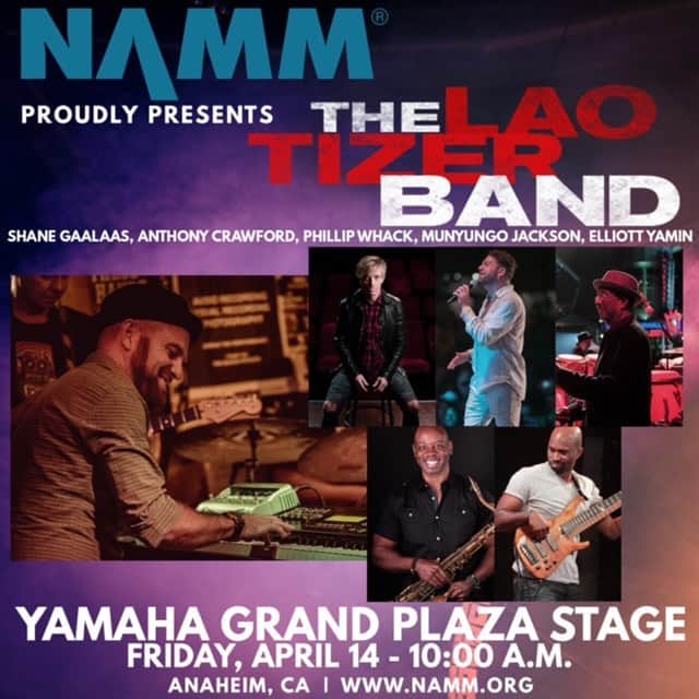 シェーン・ガラースのインスタグラム：「Tomorrow @thenammshow  @laotizer @singlikeyaminit @phillipwhack @crawfordbass」