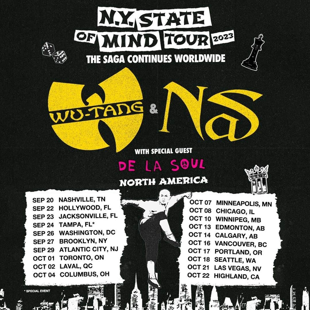 レイクウォンのインスタグラム：「Wu to the Soul. #NyStateofMindTour」