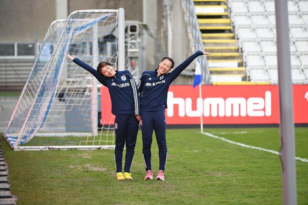 杉田妃和のインスタグラム：「→ ワールドカップが楽しみだ⭐︎ ©︎JFA #なでしこジャパン#japan」