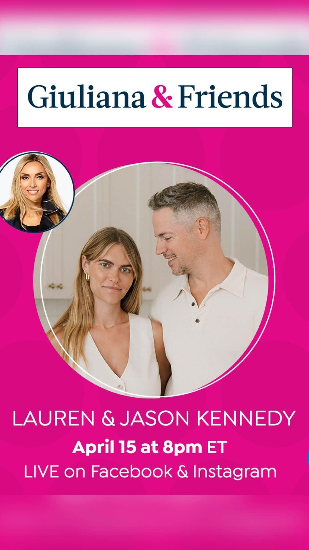 ジェイソン・ケネディのインスタグラム：「DREAM COME TRUE : See you LIVE on @hsn with my bestie @giulianarancic this SATURDAY. We’re talking @thestrandedshop & so much more. Watch on TV or join us on Insta or Facebook. So proud of you & the Stranded team @thelaurenkennedy. 8pm Eastern/ 7 central」