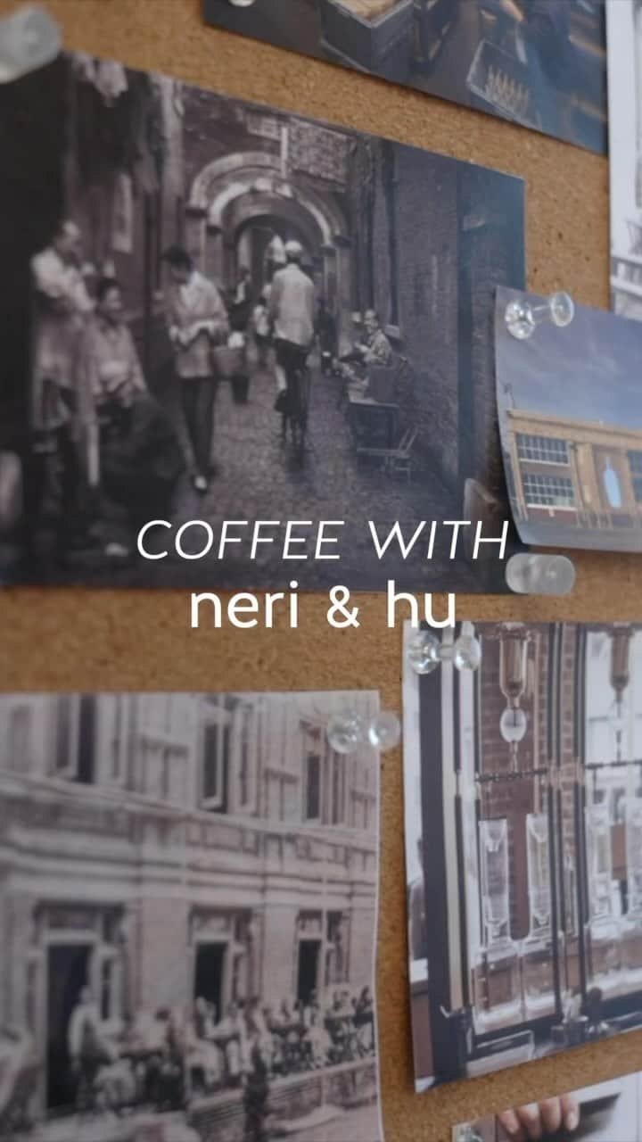 Blue Bottle Coffeeのインスタグラム：「Share a cup of coffee with Lyndon Neri (@nerilyndon) and Rossana Hu (@rossanahu), the founding partners behind Shanghai’s leading architecture and design firm @NeriandHu Design and Research Office. They are also the designers behind our Zhang Yuan Cafe. The duo shares how coffee plays into their daily lives, both as an invigorating tool and a relaxing ritual.」