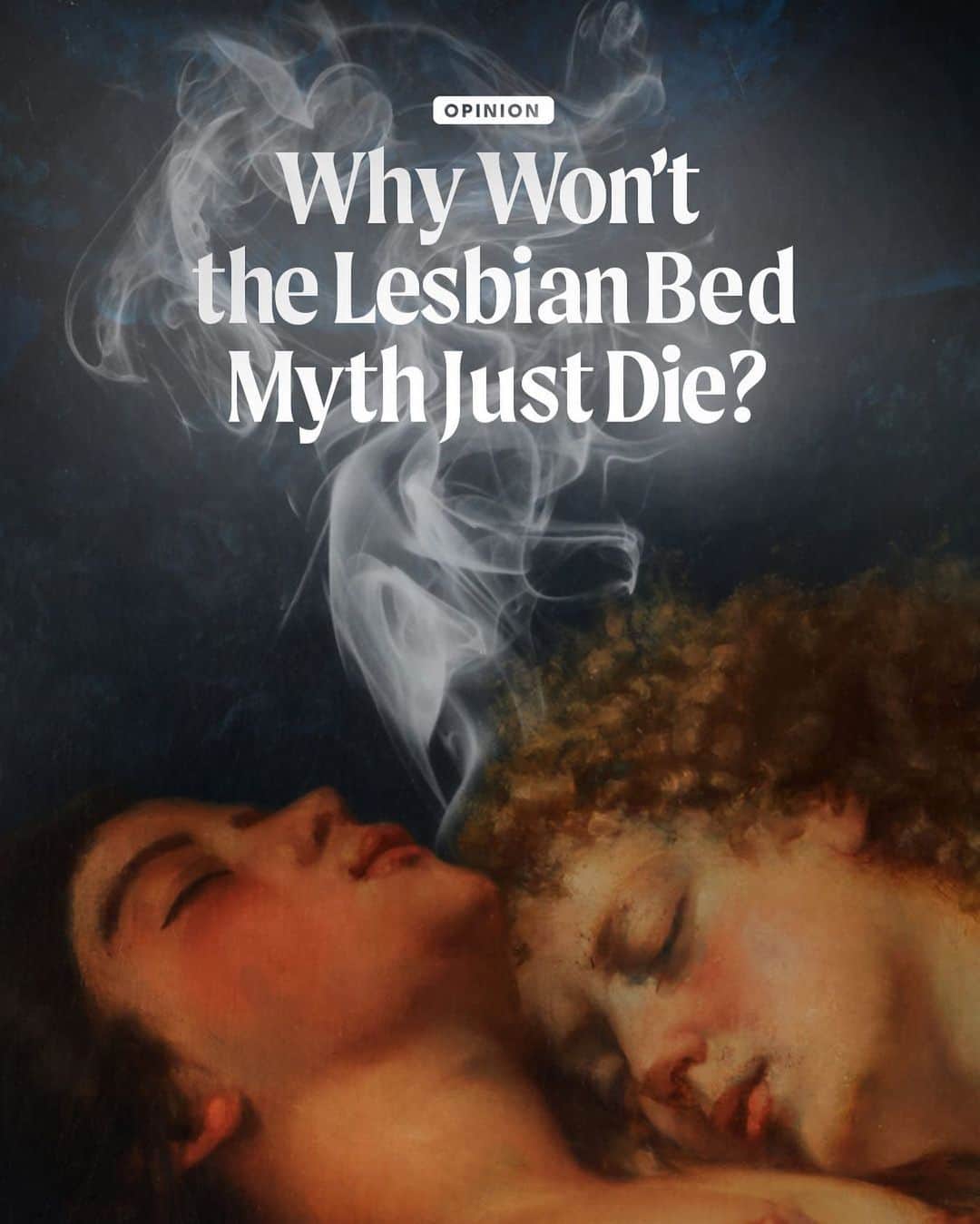 Cosmopolitanさんのインスタグラム写真 - (CosmopolitanInstagram)「Lesbian bed death is the idea that queer women in committed relationships will simply cease having sex after some period of time. They will become hopelessly enmeshed, too busy watching Mubi and snuggling or assembling furniture to want to *do it*. Writer @daisyjsjones inspects the swirling combination of queer stereotypes and outdated beliefs about women’s sexuality that keeps this myth alive in her latest piece, at the link in bio.」4月14日 9時04分 - cosmopolitan