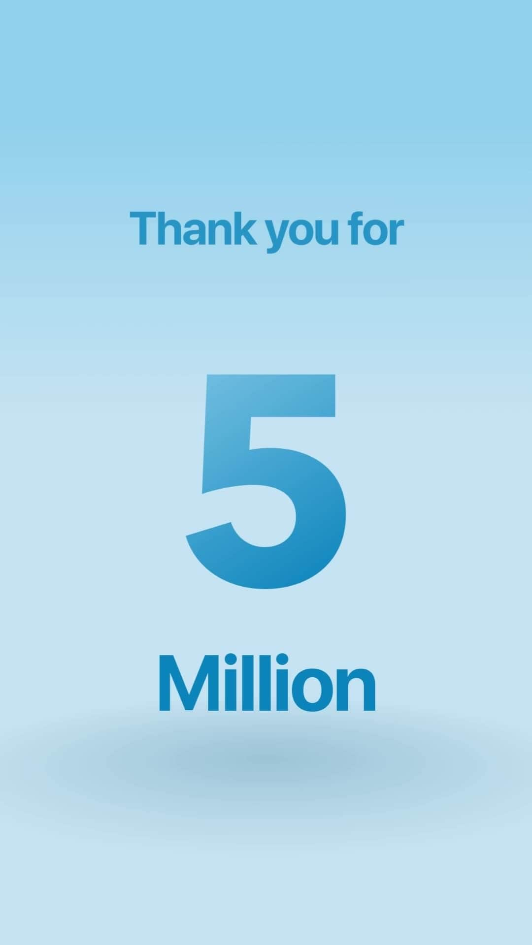 ホンダのインスタグラム：「🎉 5 Million Honda Fans United! 🚗   Cheers to 5 million followers! Thank you, Honda family – let's keep driving towards a brighter future!  #5MillionFollowers #HondaFamily #HondaLove #Grateful」