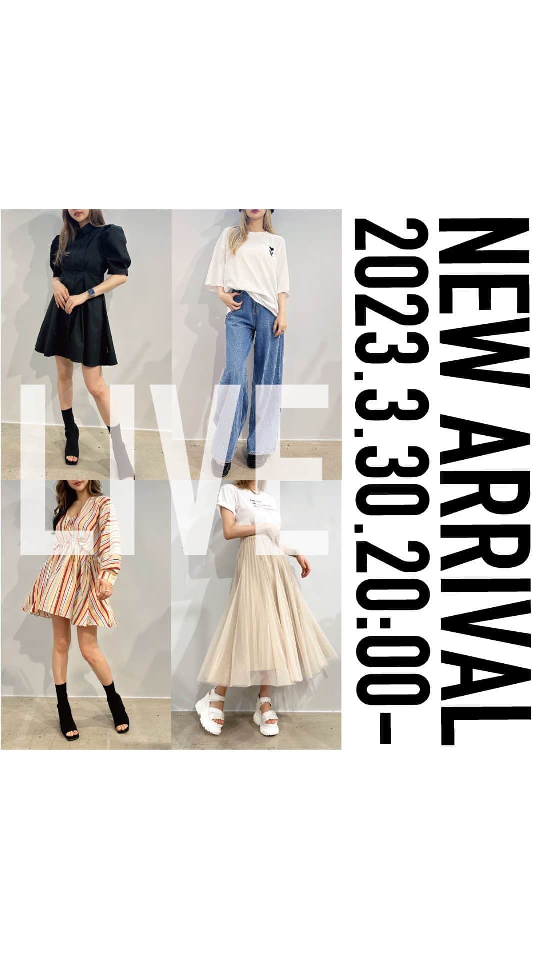 のインスタグラム：「2023/3/30 20:00〜発売の新作を説明しております！ 是非ご覧ください！ #MIRROR9」