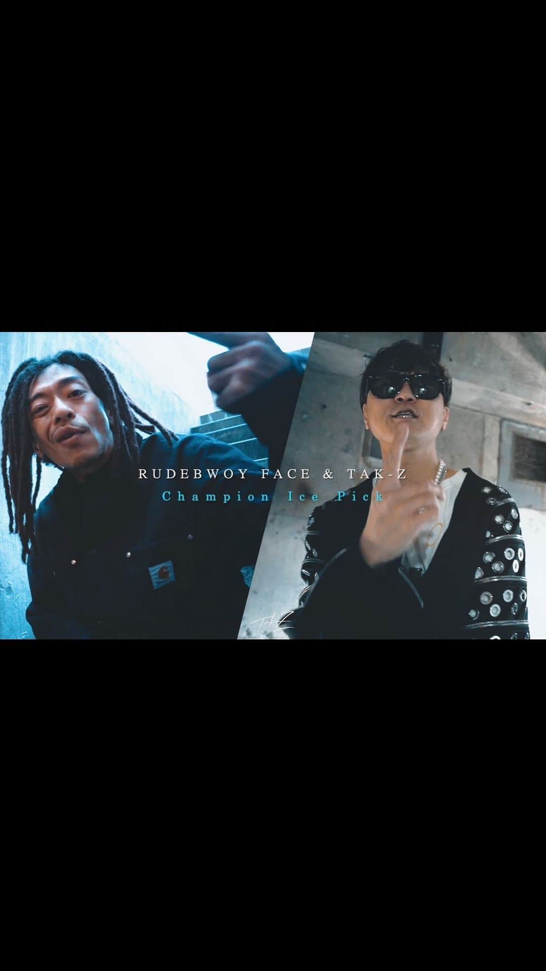 TAK-Zのインスタグラム：「ついに実現🖤 RUDEBWOY FACE & TAK-Z - Champion IcePick これにてBeef Riddimセグ2023完結。 Respect. @rudebwoyface045 @starbwoyworks  @infinity16telac @hunterchance1981  @kenshi_crt @ken.w0712 @fuuuchel #BuzzStudio  レゲエはカッコいいぜ！」