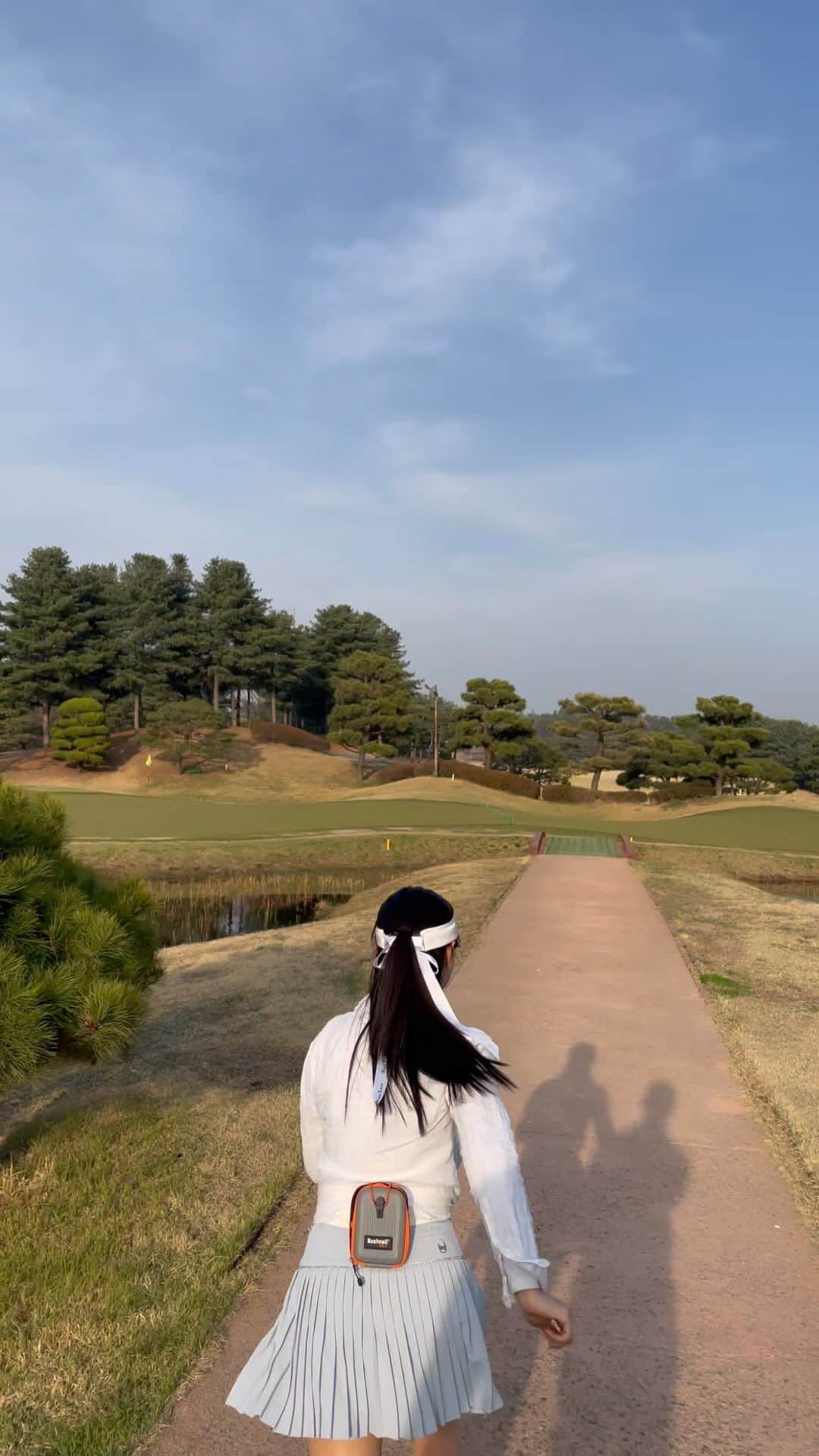 リュ・ヒョヨンのインスタグラム：「#봄 #벚꽃 #golf #⛳️ #😊 #💕」
