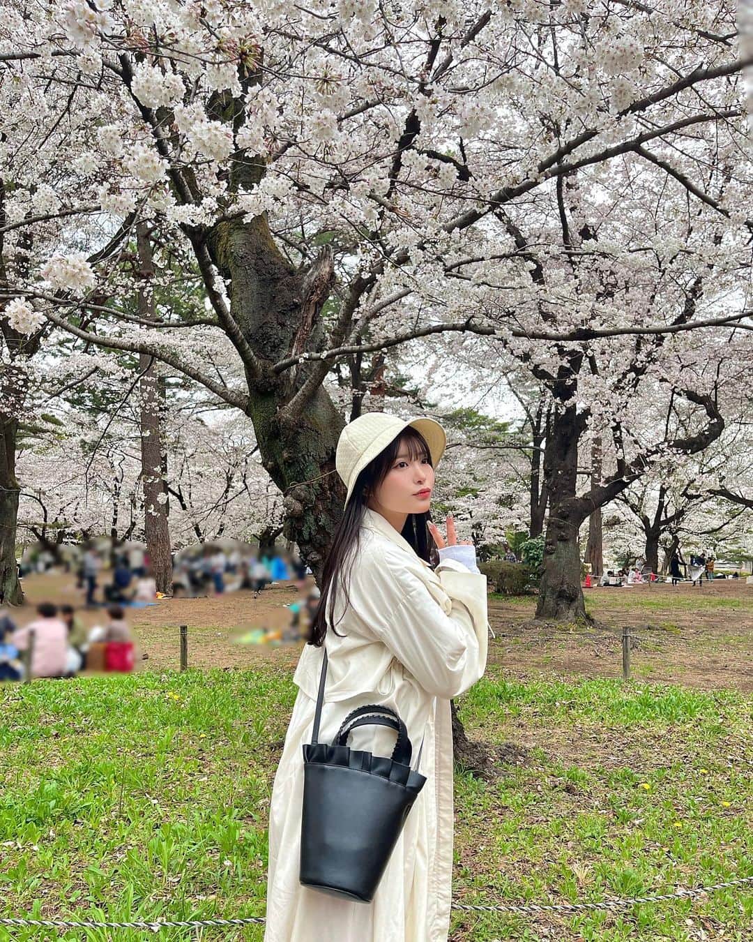 竹内花さんのインスタグラム写真 - (竹内花Instagram)「🌸🌷💗 みんなはお花見したかな？  この写真は大宮公園です 凄すぎて圧倒されました🤭  地元でも桜見ながらのお散歩をたくさんしました！ 帰省中は毎日お散歩をするので東京でもお散歩スポット見つけたいな〜  アイドル時代にファンのみなさんとお花見オフ会をしたことがあってまたしたいな〜って毎年思い出します😌🫧  今年こそ8月にお誕生日パーティーしたいっ！バーベキューとか！ これなら行きやすいっとかあったら教えてくださいね！  #桜 #桜スポット #お花見 #お花見コーデ #お花見スポット #お花見日和 #お花見🌸#お花見散歩 #大宮公園 #ootd #グラビア #グラビアモデル #グラビアアイドル #gravure #gravureidol #水着 #ビキニ #三角ビキニ #ストレートヘア #ｇカップ #gカップグラドル #オフショット #オフショット祭り #プール撮影会 #プール #水着コーデ」3月30日 18時39分 - hanadanya_