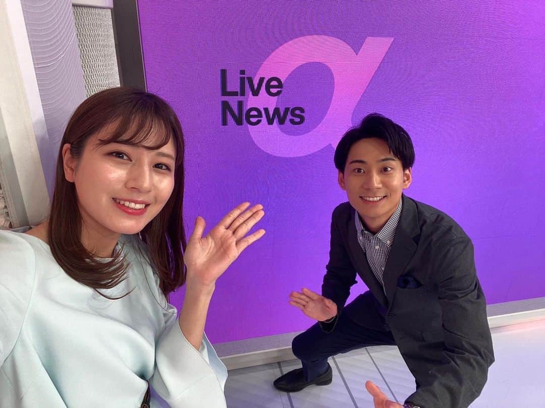 フジテレビアナウンサーのインスタグラム：「. 今湊です！ 今週から堤アナと Live News αを担当しております！  これまでとバージョンアップしてるところが 沢山ありますので、 ぜひ見つけて下さい！！  #きょうのフジアナ #今湊敬樹 #堤礼実」