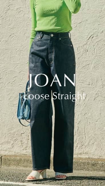 のインスタグラム：「． ． 今季大人気の新シルエットJOANから新色が登場！！  骨格別にご紹介しておりますので是非ご覧ください☺️  REINA:153cm @yanuk_reina  MOMO:160cm @yanuk_momo  MIKU:161cm @yanuk_miku  MACKEY:163cm @yanuk_mackey  ATSUKO:167cm @yanuk_atsuko   #yanuk#denim#jeans#fashion#madeinjapan#ヤヌーク#デニム#デニムコーデ#ヤヌークデニム#ブルーデニム#デニムファッション#ジーパン#骨格ウェーブ#骨格ストレート#骨格ナチュラル」