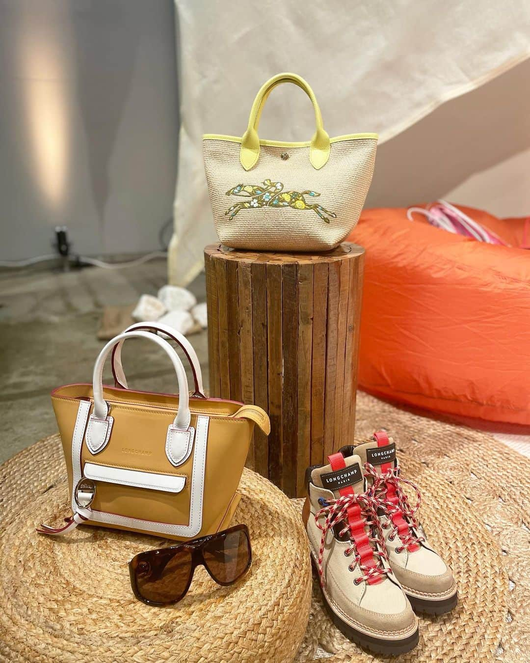 逢月あかりさんのインスタグラム写真 - (逢月あかりInstagram)「@longchamp の グランピングをテーマにしたイベントに参加してきました✨  春らしい新作の柄も可愛かった💐  one-piece @adelly.tokyo  #ロンシャン#longchamp  #longchampSS23#longchampglamping #展示会 #グランピング#2023ss#95期」3月30日 18時47分 - akari.ouzuki