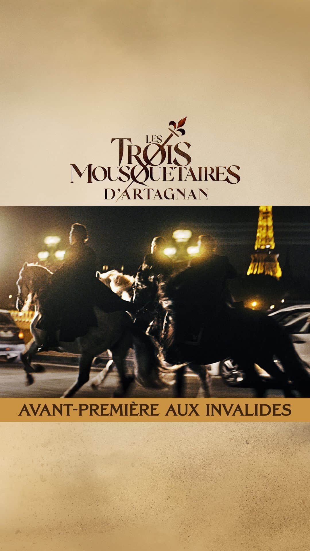 エヴァ・グリーンのインスタグラム：「⚔️ Discover the arrival of the Musketeers at the premiere screening of the film at Les Invalides!  In order to thank this symbolic place for having hosted the film-shooting and the premiere, 1 euro will be donated to the Institution Nationale des Invalides for each ticket sold on May 3rd  www.invalides.fr/patients/centre-des-pensionnaires  Sortie le 5 avril ⚔️  @lestroismousquetaireslesfilms #LesTroisMousquetairesLesFilms #DArtagnan」