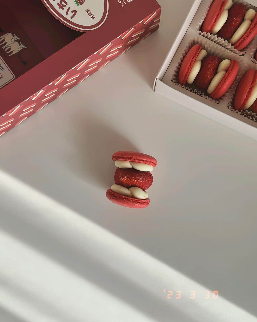 璇璇のインスタグラム：「草莓季🍓  這應該是吃最多草莓的一年了， 不只自己買還有朋友們的愛心， 讓我跟香嫩真的有滿滿的草莓， 然後我現在還打算自己種種看🤣  期待開花結果了🍓」