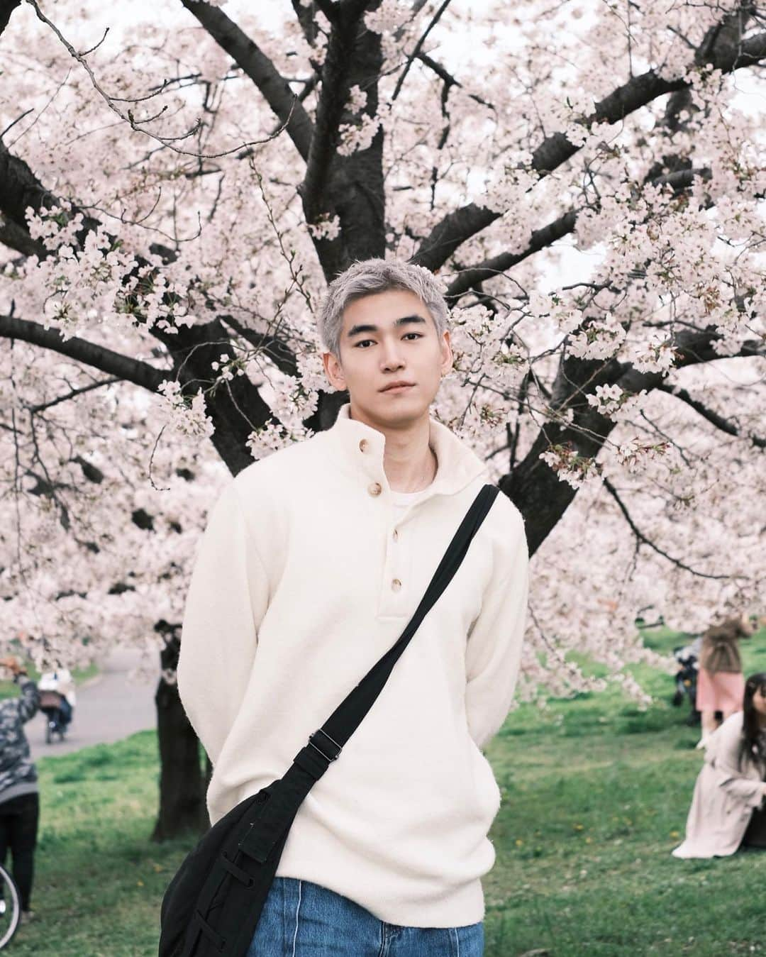 樋口葉生さんのインスタグラム写真 - (樋口葉生Instagram)「🌸I’ll see you under full-bloomed cherry blossoms」3月30日 18時58分 - haohiguchi