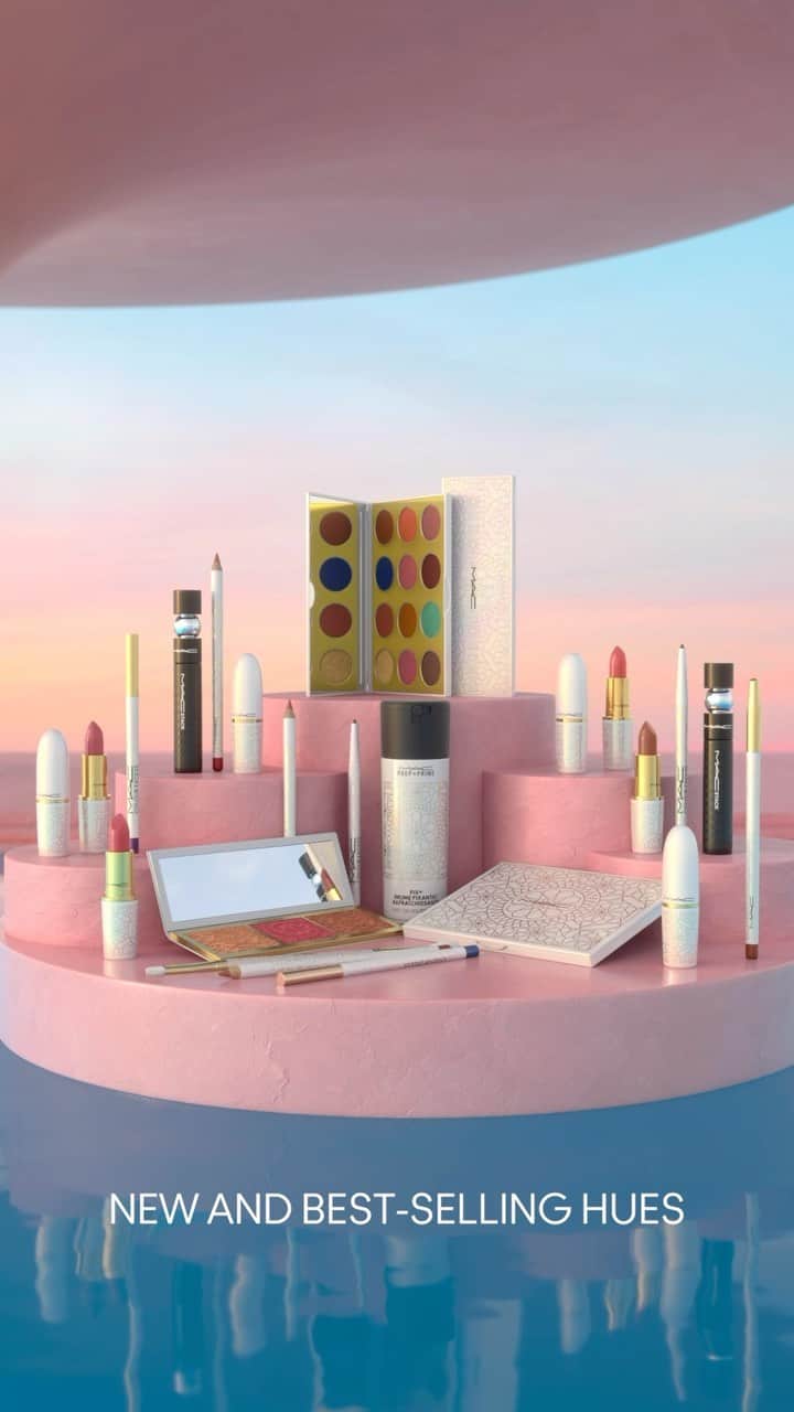 M∙A∙C Cosmetics Japanのインスタグラム：「＼明日オンライン先行発売！／ 中東の伝統的なデザイン、モザイク模様があしらわれた、春メイクを鮮やかに、魅惑的に彩る限定カラーコレクション【M･A･C パール エッセンス】が登場🌸💓  *3月31日(金) 公式オンラインショップ先行発売 *4月1日(土) 全国発売  #MACPEARLESCENCE #MACパールエッセンス #MACコスメ #限定コスメ #新作コスメ #春メイク」