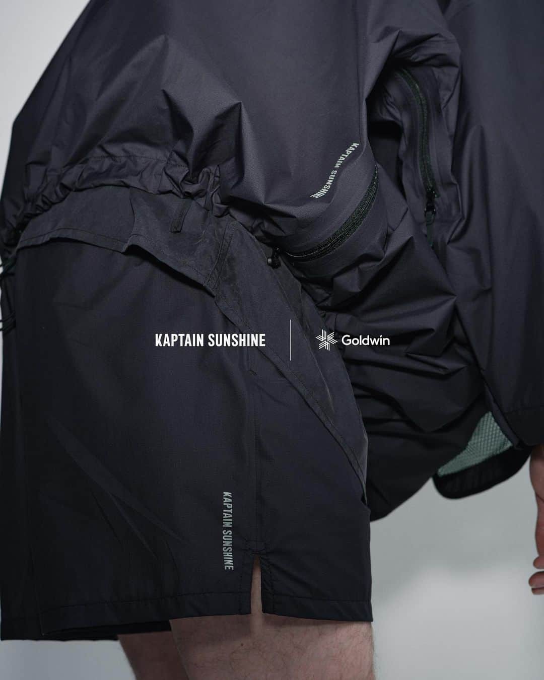 キャプテン サンシャインのインスタグラム：「.  KAPTAIN SUNSHNE × Goldwin 10th Anniversary Capsule Collection  PERTEX®︎ SHIELDAIR Coat PERTEX®︎ SHIELDAIR Anorak PERTEX®︎ SHIELDAIR Jacket PERTEX®︎ SHIELDAIR Pants PERTEX®︎ SHIELDAIR Short Pants  Navy / Charcoal  It will be released on Mar. 31st  More information can be found at our online store. kaptainsunshine.com  #kaptainsunshine」