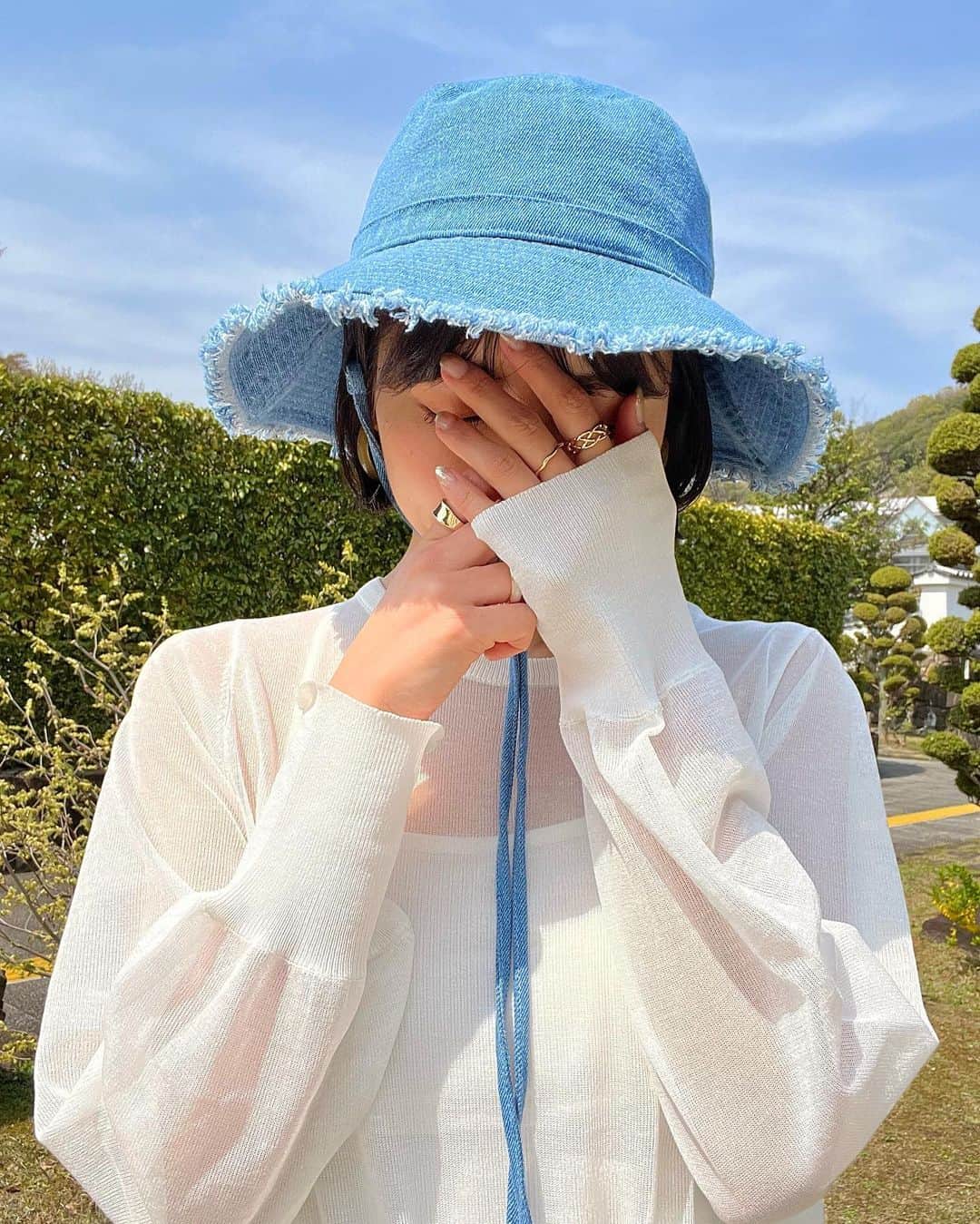 GU⭐︎フリンジサファリハット 通販 GU ジーユー UVカットフリンジサファリハット