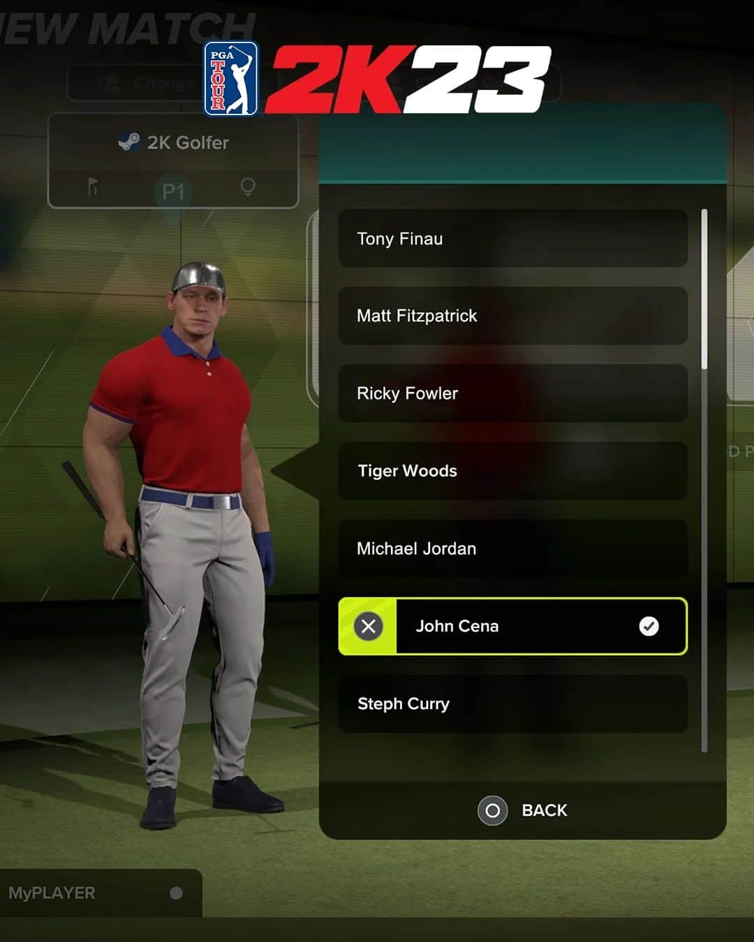 2Kさんのインスタグラム写真 - (2KInstagram)「You didn't see this coming, John Cena will be a playable golfer in #PGATOUR2K23 on April 7 💪」3月31日 0時07分 - 2k