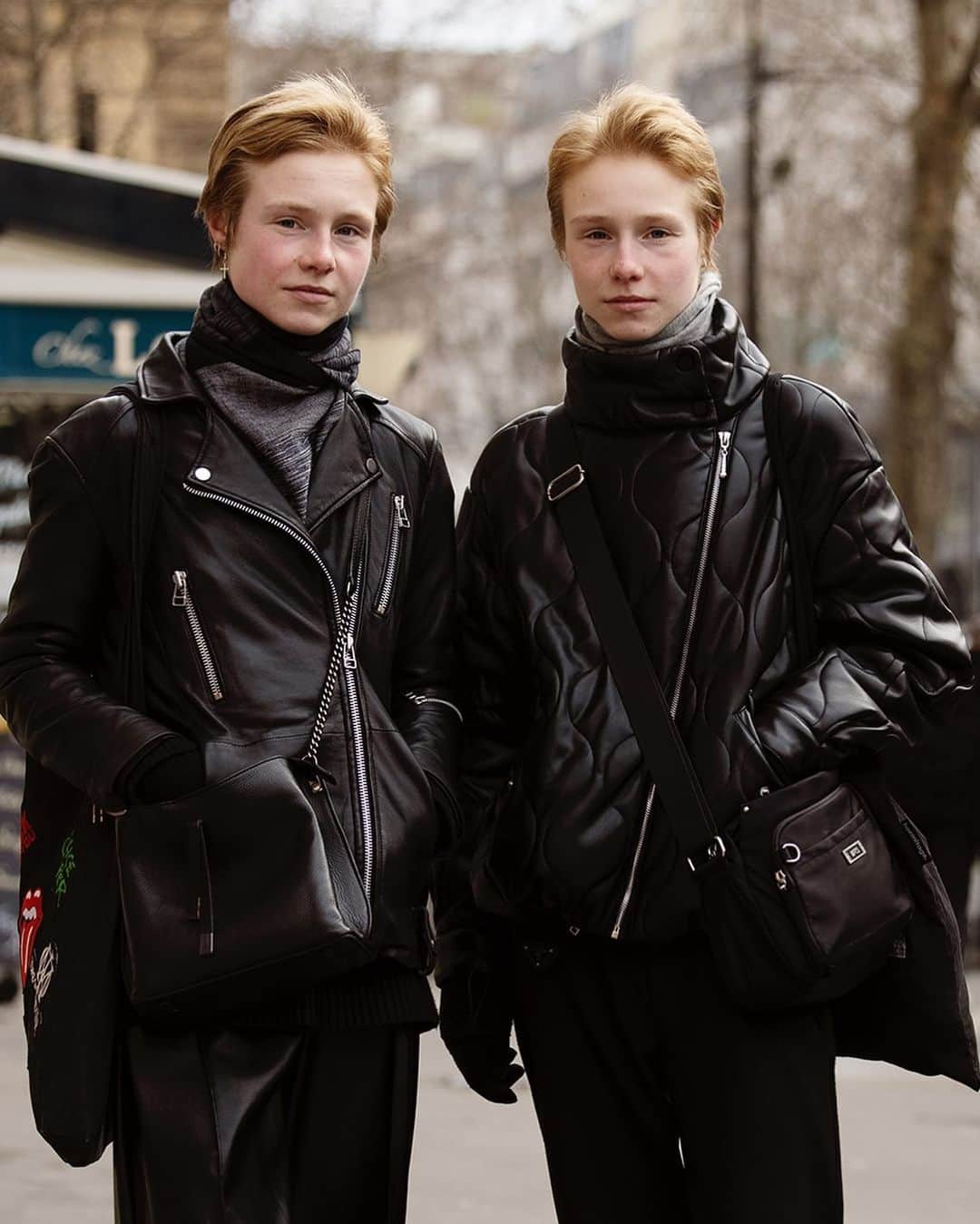 スコット・シューマンのインスタグラム：「While walking home from the final fashion show of the Paris season I ran into this interesting duo!」