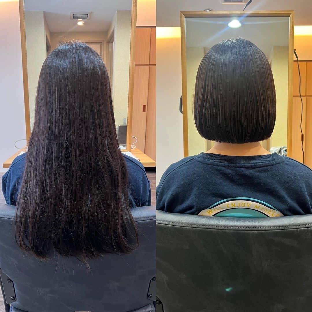 LABEAUのインスタグラム：「⁡ ヘアドネーションからの SDC縮毛矯正💪🏼🔥 梅雨が来る前に早めの対策を🙌 湿度の高い日も快適に過ごせますよ💞 是非一度ご相談ください🫶 ⁡ 大塚店✃✁✃✁齊藤亜弥💁‍♀️ @___a__m__i___ ⁡ ご予約は、トップページのURLより 各店ホットペッパーにアクセスできます。 ⁡ #labeau #美容室 #縮毛矯正 #東京」