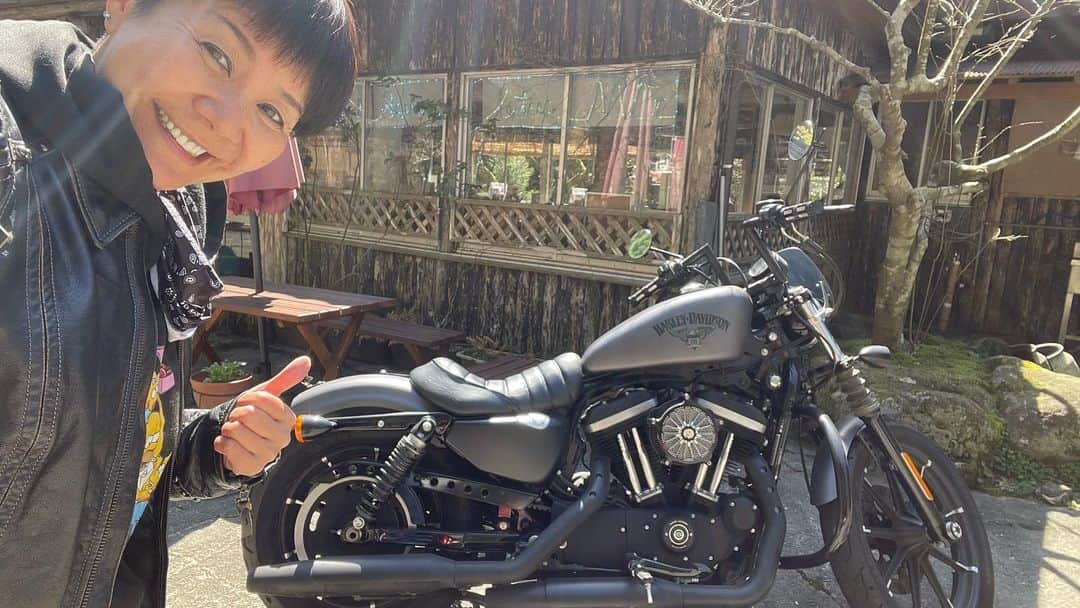 山本華世さんのインスタグラム写真 - (山本華世Instagram)「#ハーレーダビットソン #harleydavidson  #japan #福岡 #佐賀 #三瀬そば  #三瀬 #桜 #桜満開 #ツーリング #ひとり旅 #バイク女子といえる歳ではない  #バイク女子  #バイクのある風景  #バイク好きな人と繋がりたい  #ジムニー好きな人と繋がりたい」3月31日 11時12分 - kayo_092