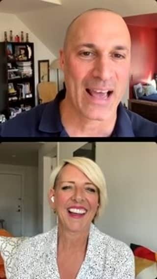 ナイジェル・バーカーのインスタグラム：「POSITIVITY!! Live with the wonderful author @aprilsabral discussing her new book “Incurable Positivity” Available on Amazon now ⚡️⚡️」