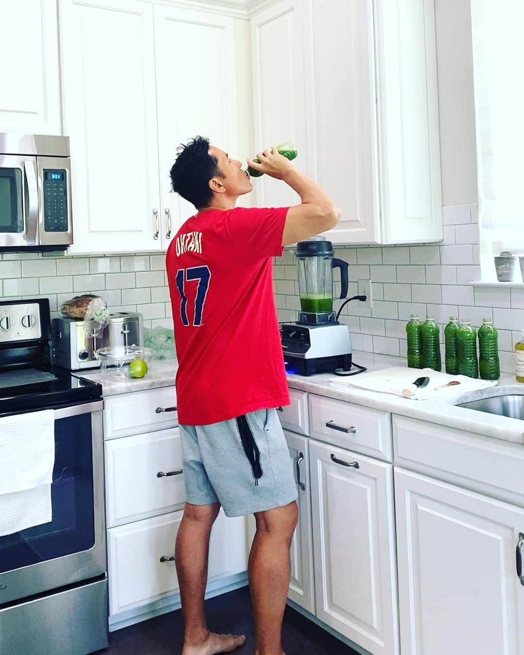 中村豊のインスタグラム：「Opening Day 2023 @mlb #samuraijapan #サムライジャパン #ohtani #greenjuice」