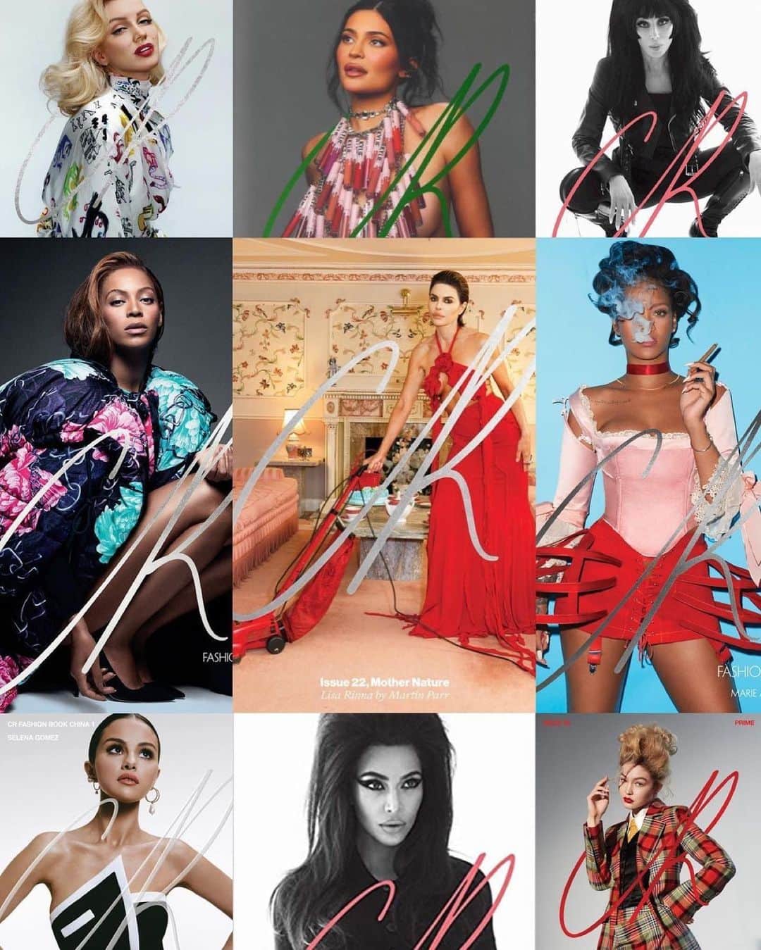 リサ・リナのインスタグラム：「Lisa Rinna joins Beyoncé, Kim Kardashian, Cher, Selena Gomez and more icons and lands her first CR Fashion Book cover. ❤️😀」