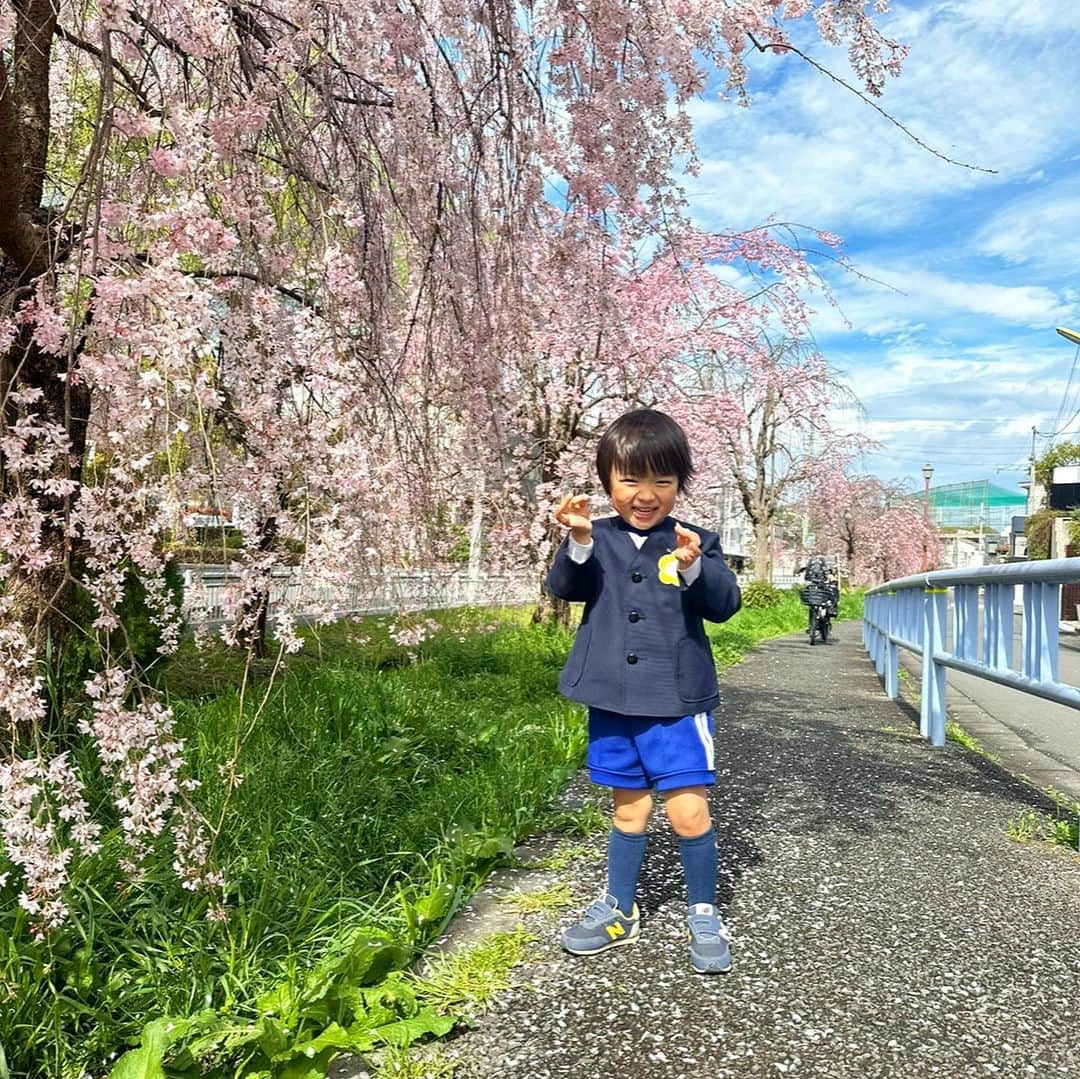 gracocoro Ryoko ONLINE SHOP＜グラこころ＞のインスタグラム：「年度末🌸 この一年の早さにセンチメンタルな三月でした🥹  2人目の幼稚園生活は 余計早く過ぎていく気がする🥺 年少時代終わるのが寂しくて🥹  まだまだ甘えん坊ちゃんだけど 振り返るとすごーく成長してる💮 新しいつながりもできたり 私も初めて役員して頑張ってやって すごくいい経験になりました👏  姉弟の生活リズムが変わってきたり、 子育てステージもまた違ってきて 白目になる日もあるけど…😇  4月からも 家族それぞれ楽しく過ごせますように🌸✨」