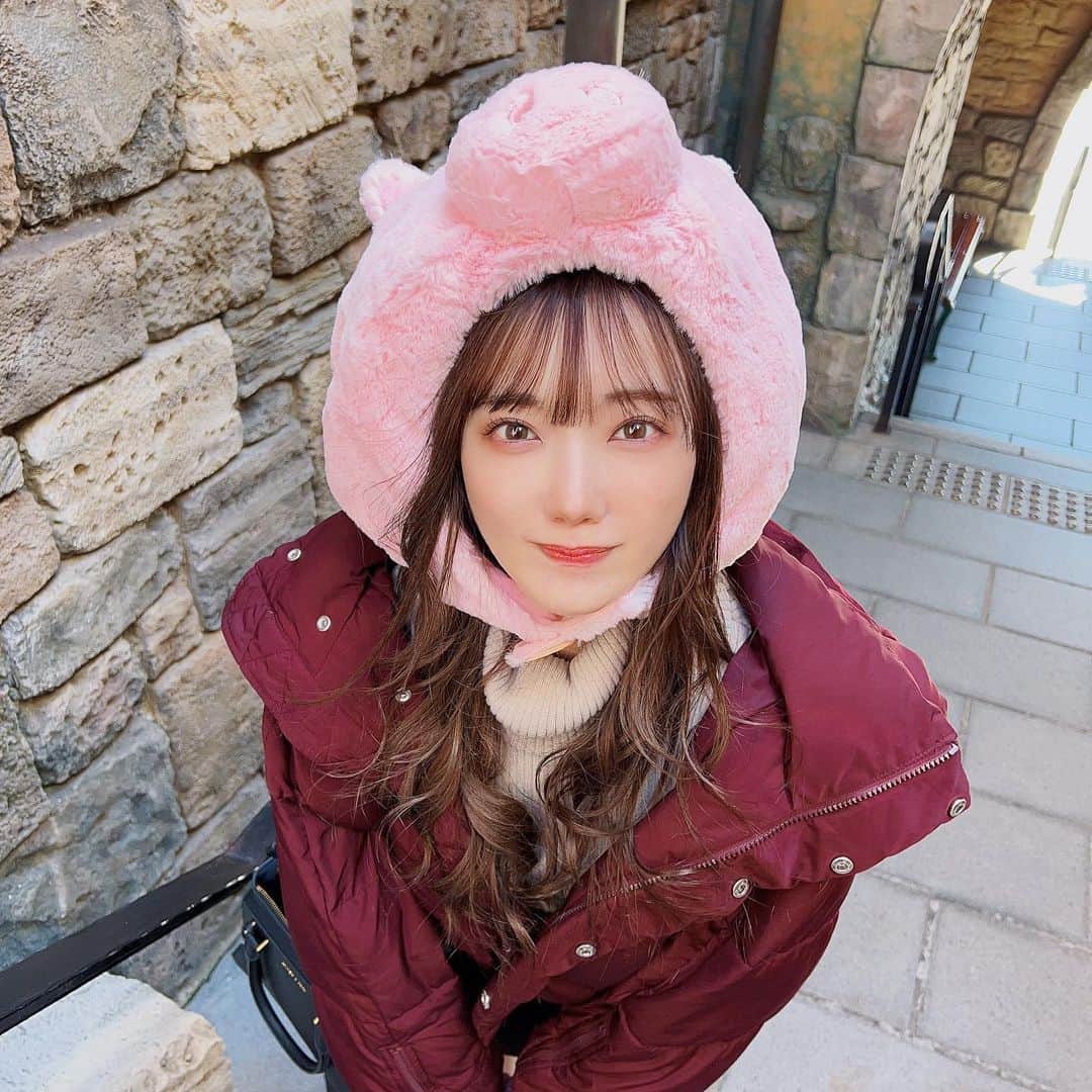 相澤瑠香のインスタグラム：「ソアリンは絶対乗りたいー！の顔🐽」