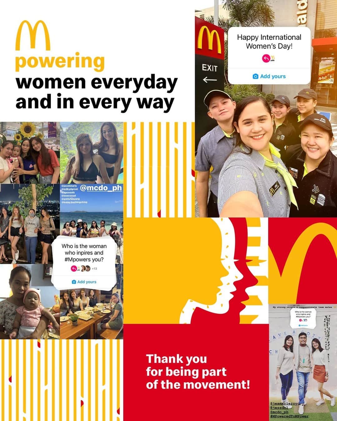 McDonald's Philippinesのインスタグラム：「We want to say thank you to everyone who joined us in celebrating International Women's Month!  You're a huge part of why McDonald's is dedicated to the mission of providing opportunities to women regardless of their background.   Continue to pay it forward and make more women Mpowered everyday! #MPoweredToMpower」