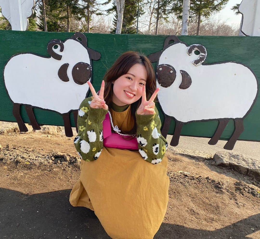 はるあんのインスタグラム：「どんだけ羊が好きなのよ？笑 すべてはショーンのせい🐏  #めぇ〜〜〜」