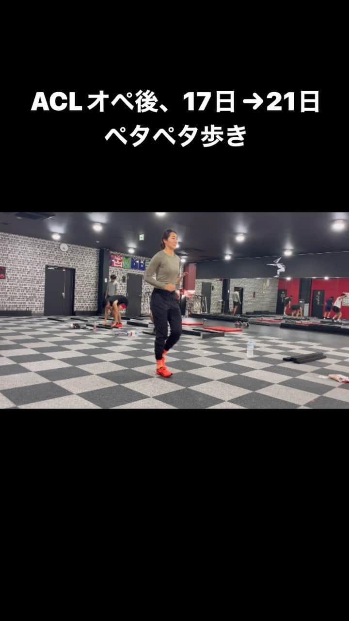 白子未祐のインスタグラム：「ペタペタ歩きで筋肉痛、階段で前腿つる きっとどこかに犬の遺伝子が入っている私にとって、走り回れないのは寂しい いつかまた走り回れるように、リハビリ中… #acl #rehab」