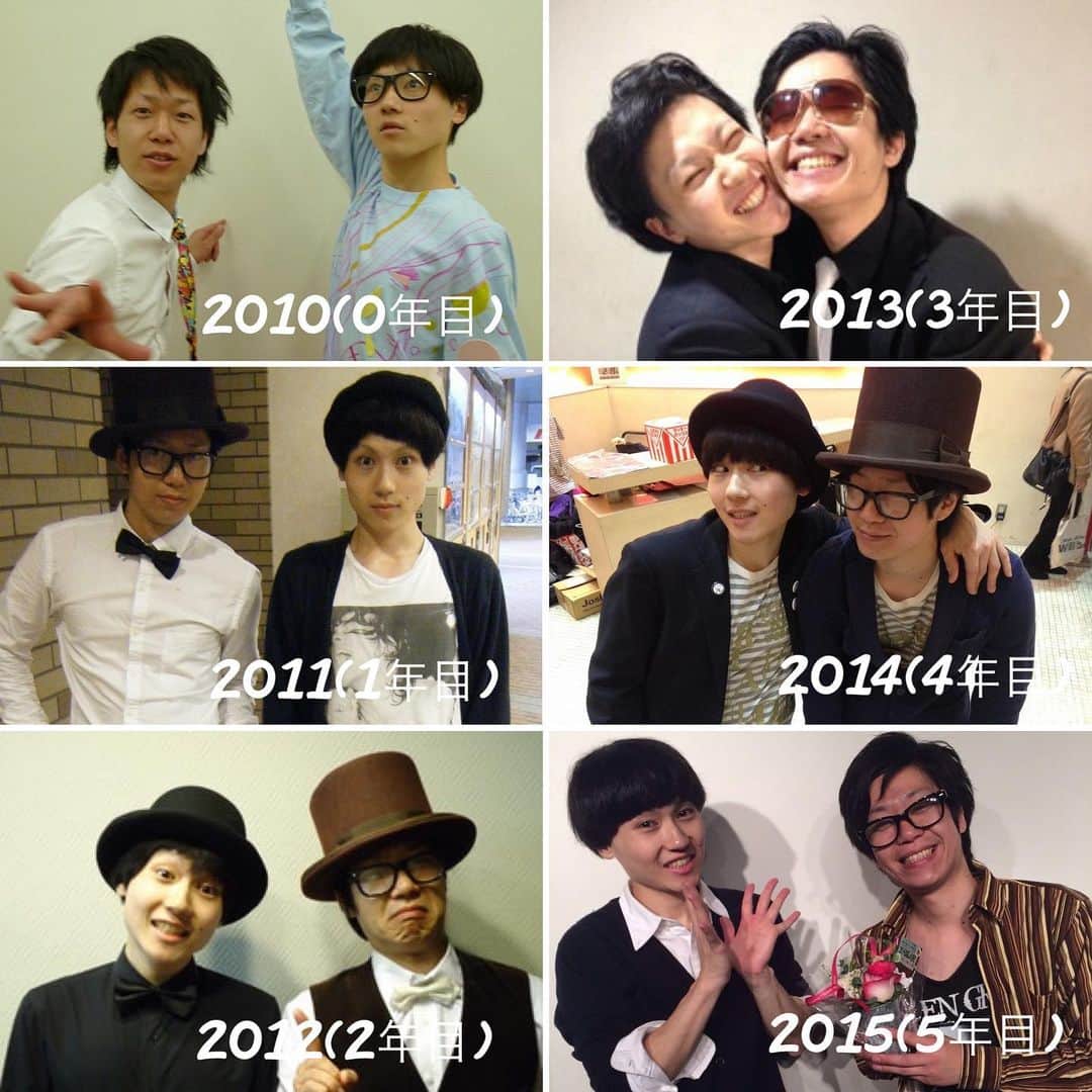 のインスタグラム：「チューリップメロンパン(2010・大阪) →黒子タクシー(2011〜2013・大阪) →ジャパネーズ(2014〜・東京)  本日芸歴12年目最終日。  #ジャパネーズ」