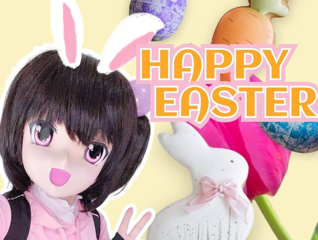 桃知みなみのインスタグラム：「#EASTER もっち！ たまごもうさぎも大好きもっち🥚🐰♪  ／ このあと17:00〜  #AkibaTV📺 ＼  youtu.be/5LQ5Sx9EWN4 はじまるもっちー！！👆 #秋葉原 #akihabara #イースター」