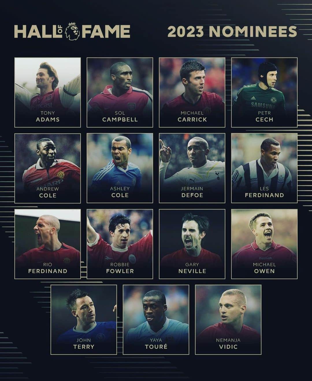 ジョン・テリーのインスタグラム：「Delighted & Honoured to be on the shortlist for the @premierleague Hall Of Fame.💙 Vote for your favourite 3 players. The link is in my Bio…  @chelseafc」