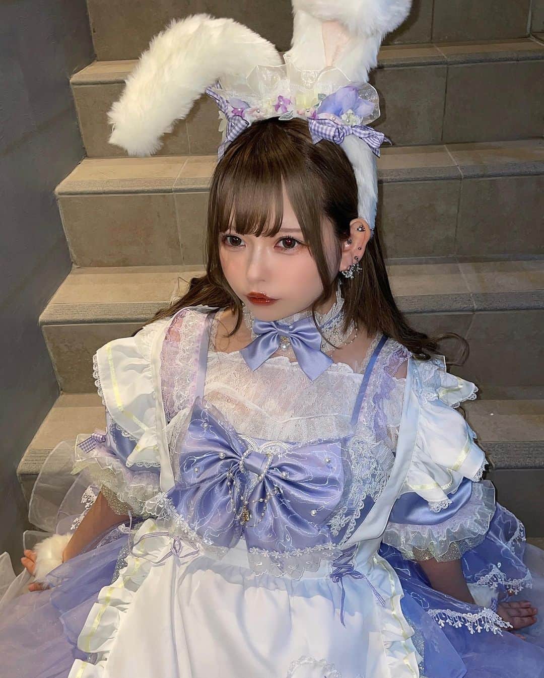 つぐみるんさんのインスタグラム写真 - (つぐみるんInstagram)「３月最後だね お誕生月おわっちゃう😗  かわいい衣装着させてもらえてうれしかったな🎶」3月31日 19時19分 - __315run