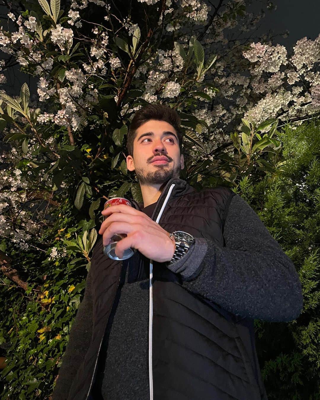 のインスタグラム：「Yearly Hanami night walk 🌸   Did you see the cherry blossom this year?」
