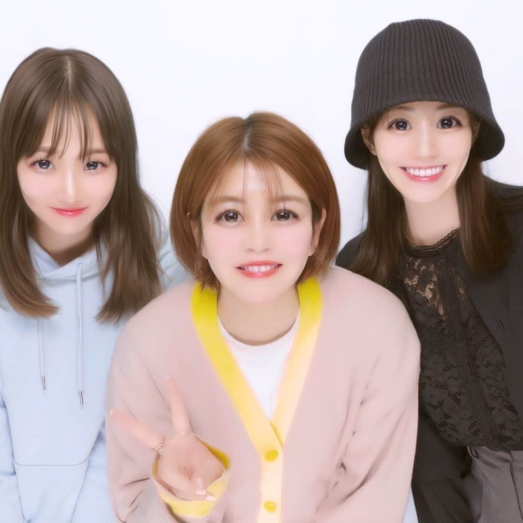 のインスタグラム：「. おふたりの絡みを見るのは初めてだったけど、沢山笑わせてもらいました☺︎ プリクラは滅多に撮らないので貴重✌️🎀」