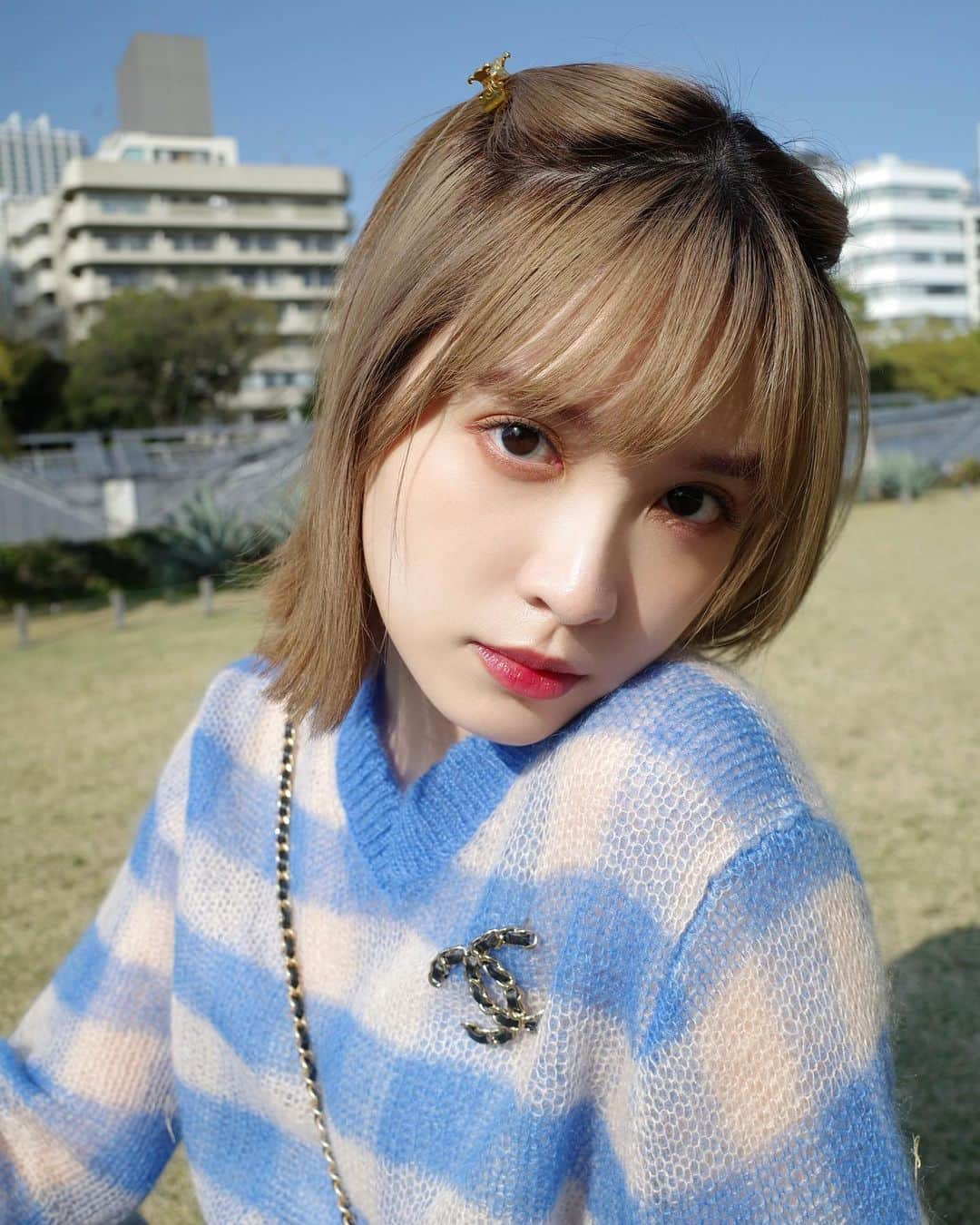 松本愛（まあぴぴ）のインスタグラム：「💙」